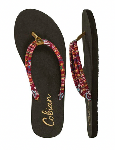COBIAN SOLEIL WOMEN'S SANDLE MULTI CRIMSON