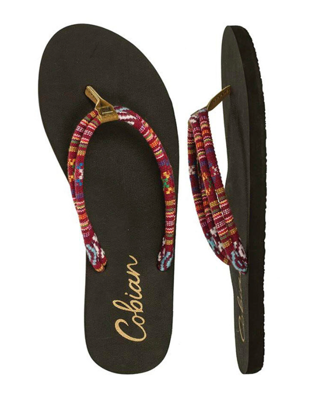 COBIAN SOLEIL WOMEN'S SANDLE MULTI CRIMSON